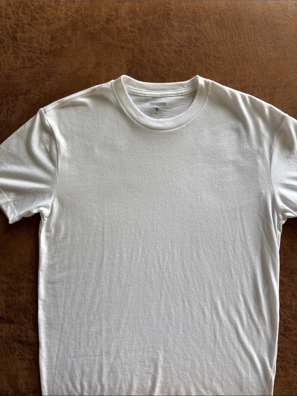 True Classic White Short Sleeve T-shirt
